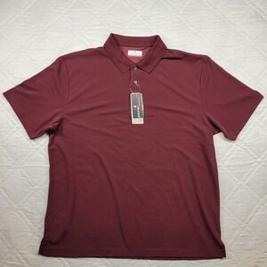 Grand Slam Performance burgundy golf shirt size XXL nwt